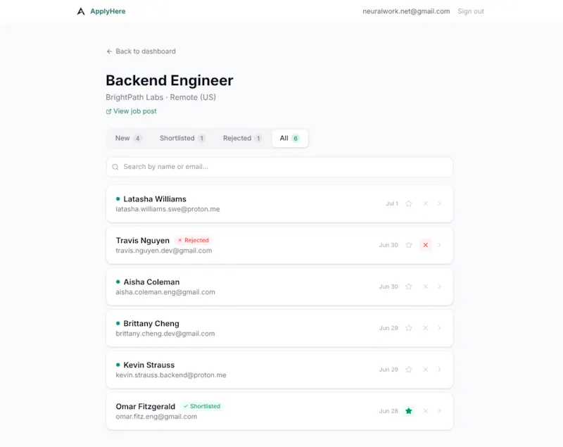 ApplyHere screenshot 4