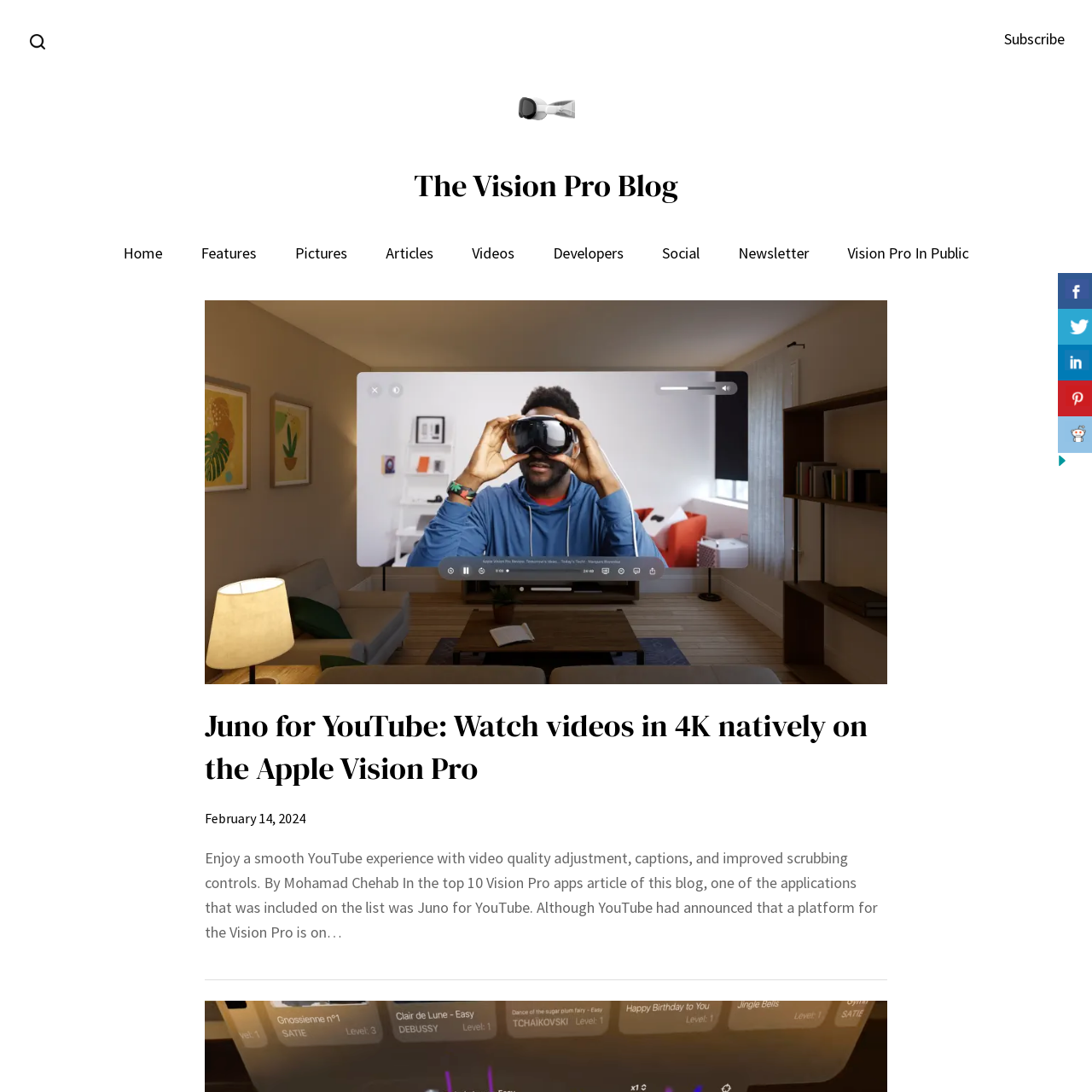 The Vision Pro Blog - Stay Updated - Receive tips, tricks & updates on the Apple Vision Pro media 1