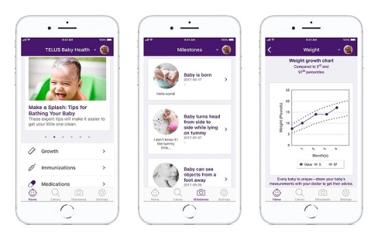 TELUS Baby Health App (Canada) gallery image