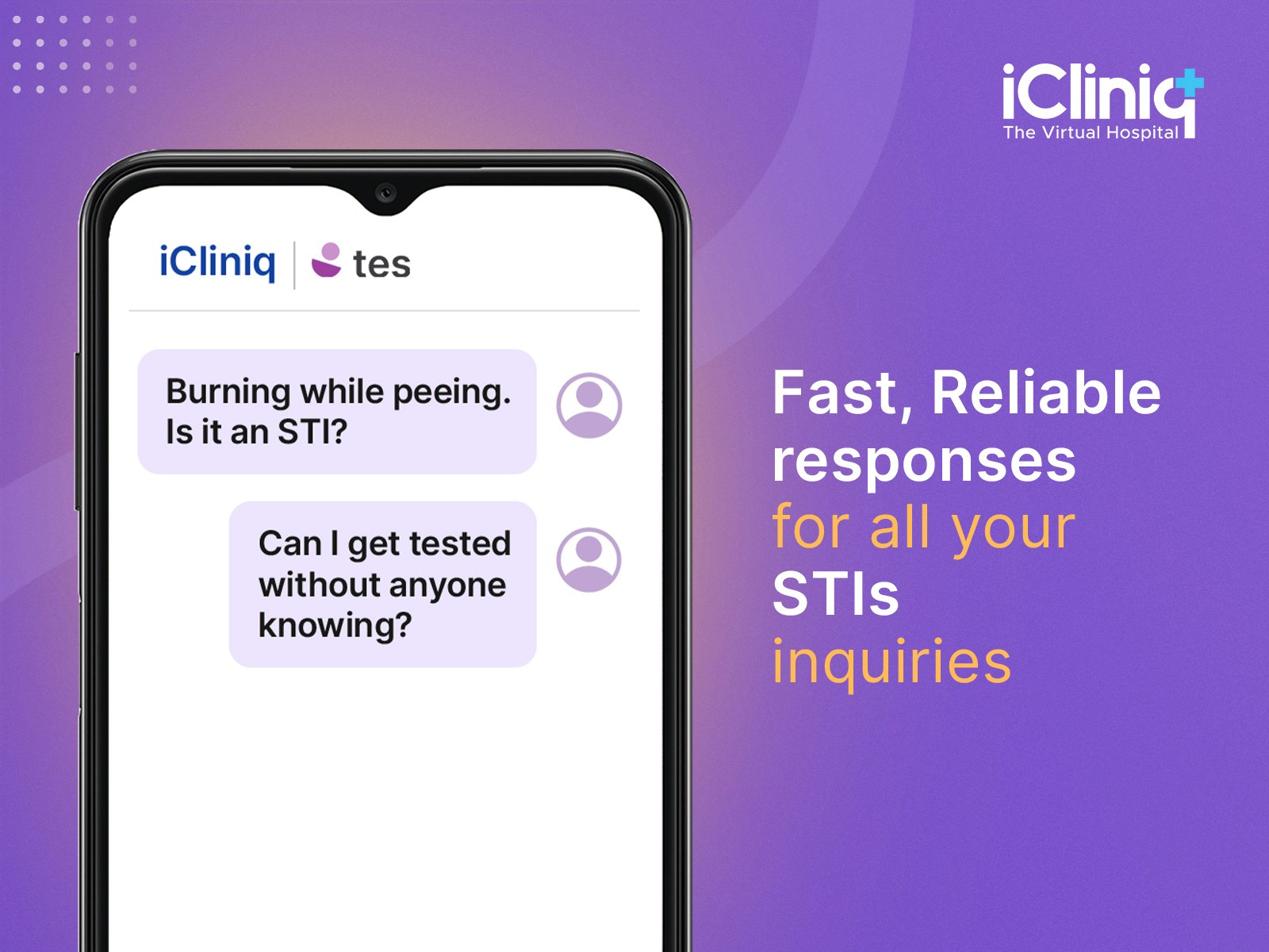 Icliniq Tes - STI AI Assistant media 1