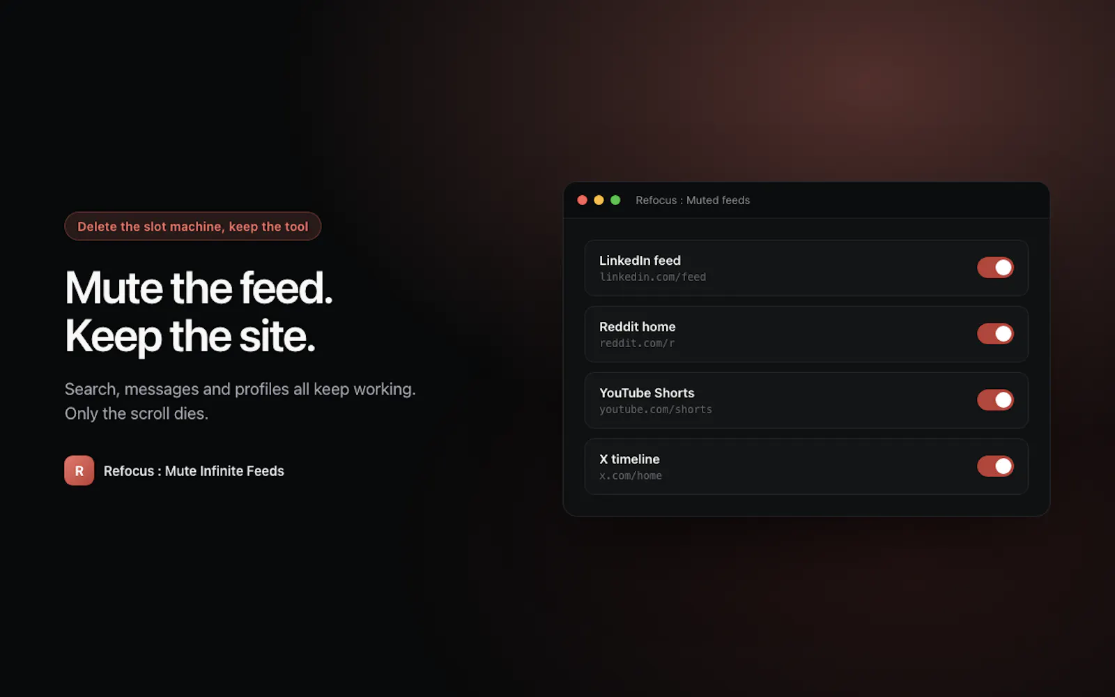 Refocus screenshot 6