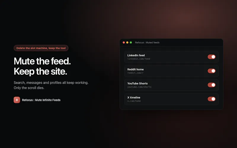 Refocus screenshot 6