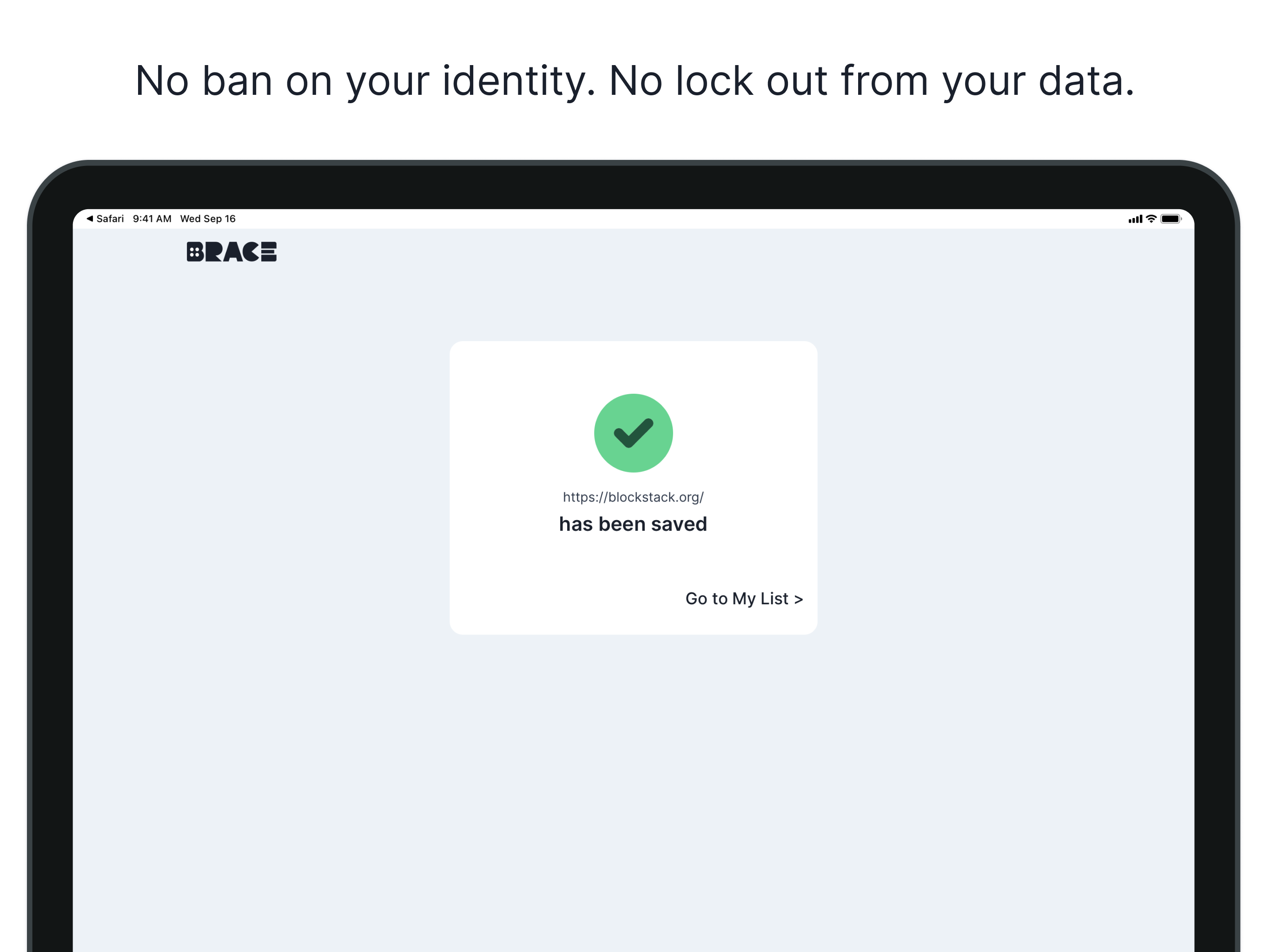 Brace.to gallery image