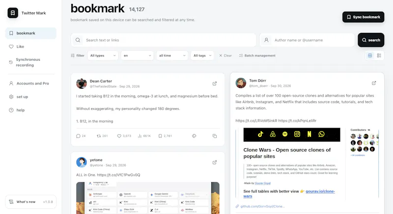 Twitter Mark screenshot 1