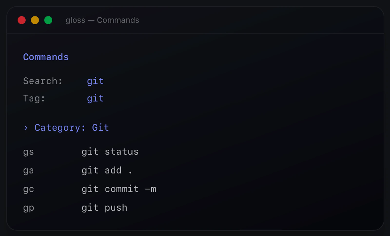 Gloss screenshot 3