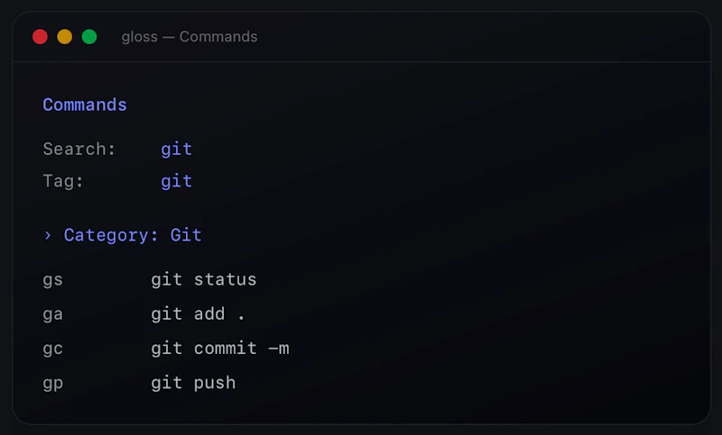 Gloss screenshot 3
