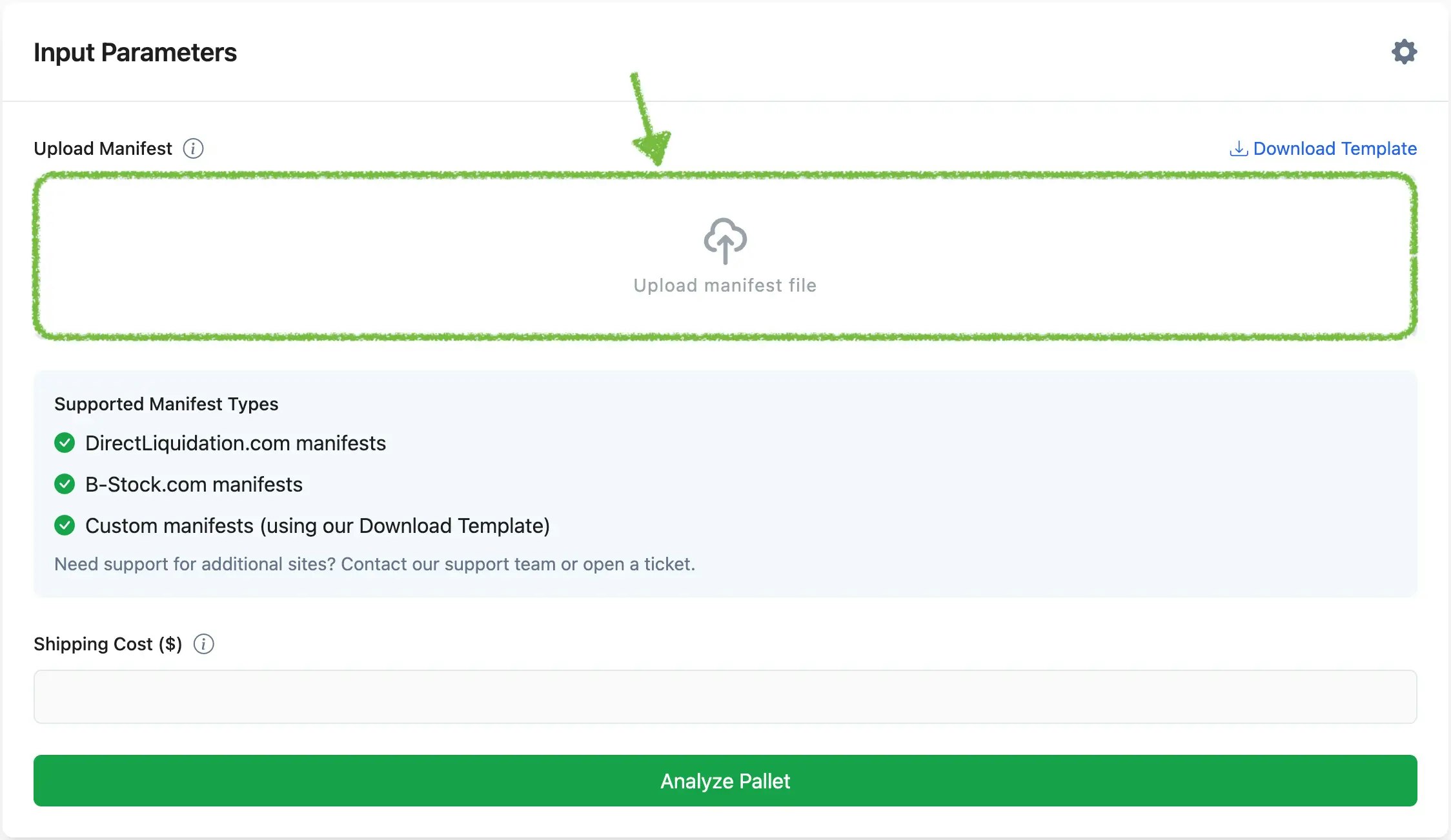Mídia 4 de Pallets Analyzer Pro - Analisador de manifesto e calculadora de lucro