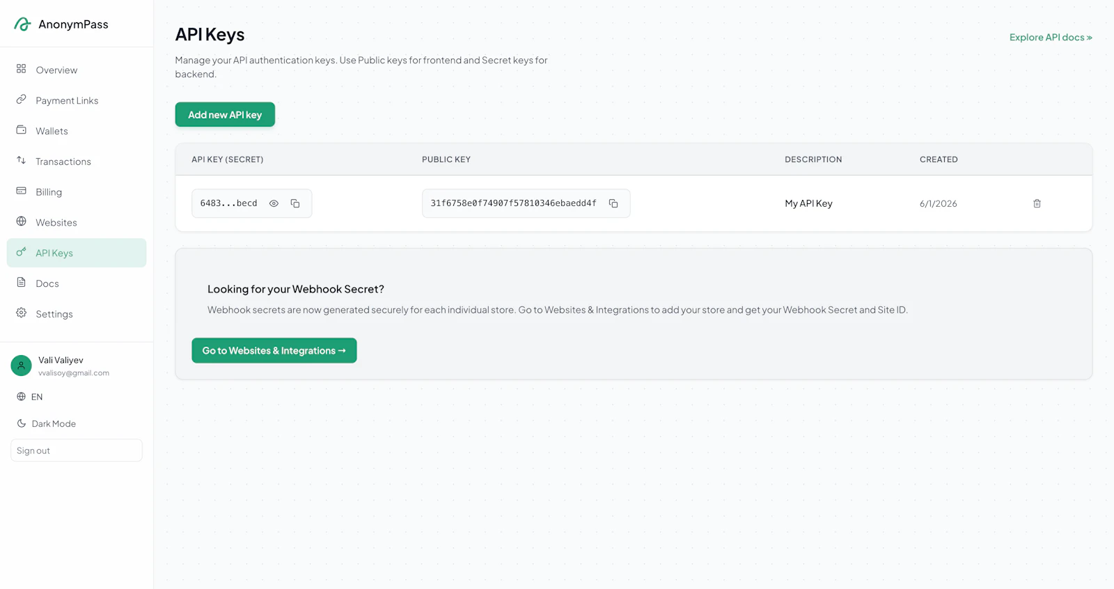 AnonymPass screenshot 5