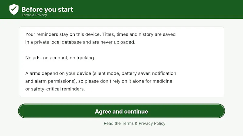 Activity Guardian: Reminder screenshot 3