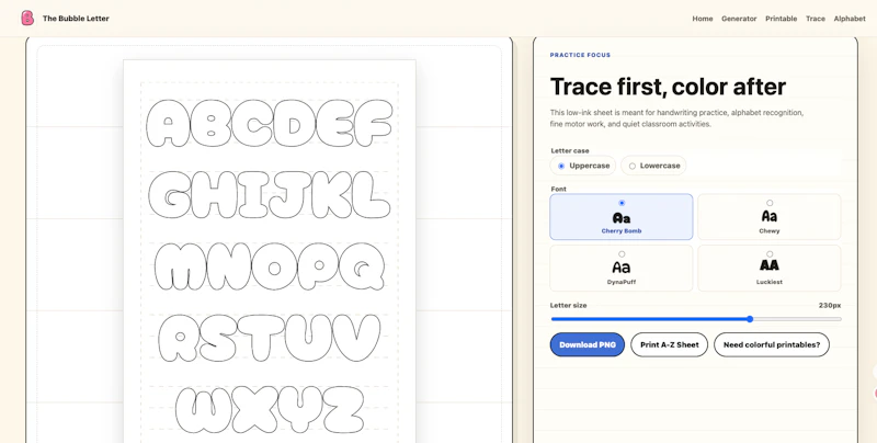 Bubble Letters screenshot 4