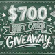 Free $700 Gift Card Giveaway No Purchase