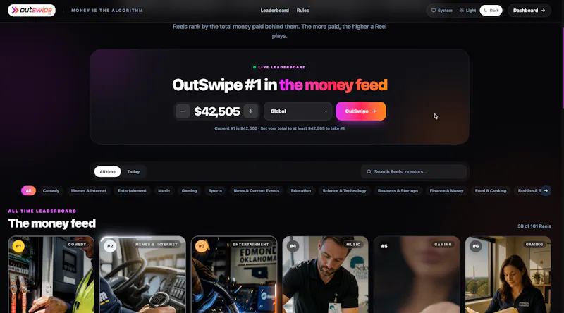 OutSwipe screenshot 2