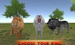 Rage of King Lion 3D image