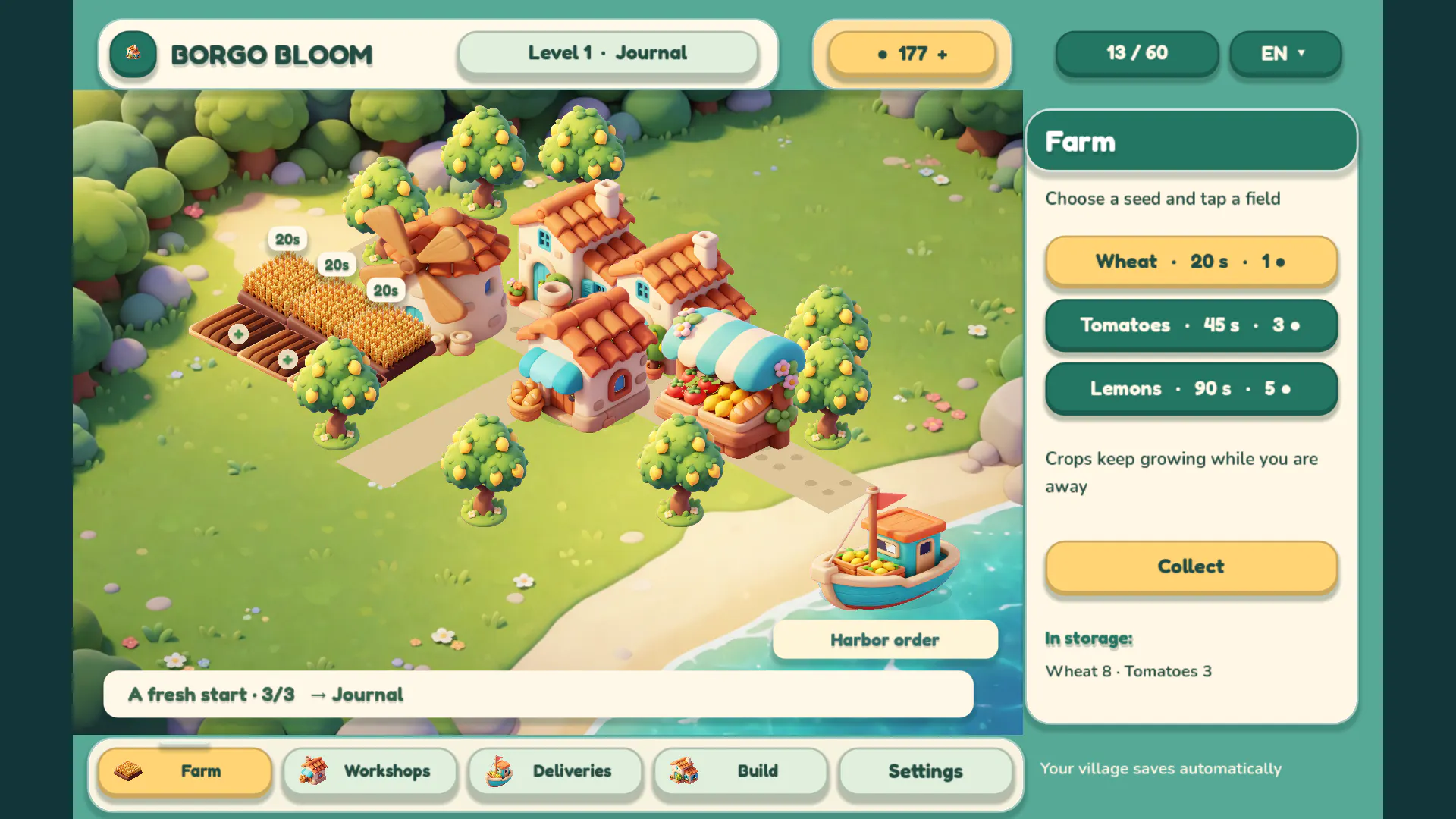 Borgo Bloom: Farm & Town gallery image