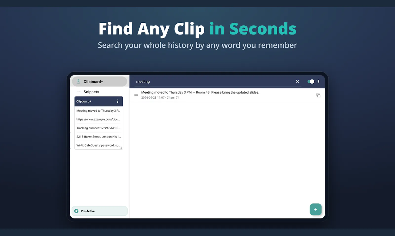 Clipboard+ screenshot 6