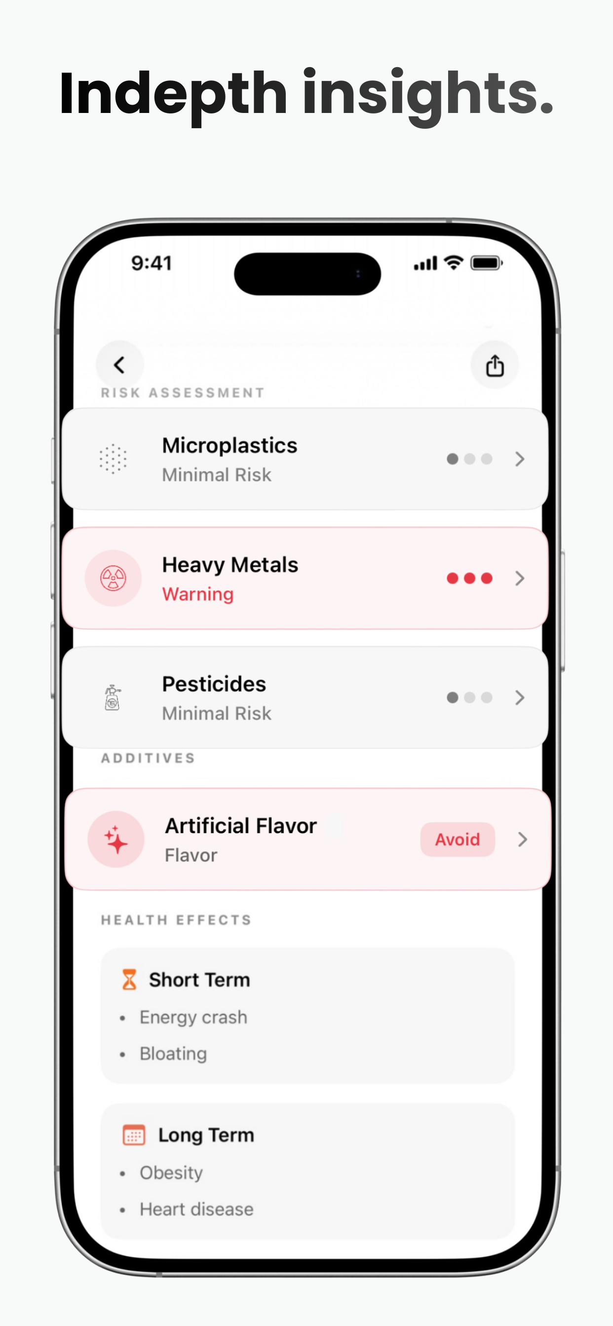 Karrot AI Food Scanner - Screenshot 2 showing product features and functionality