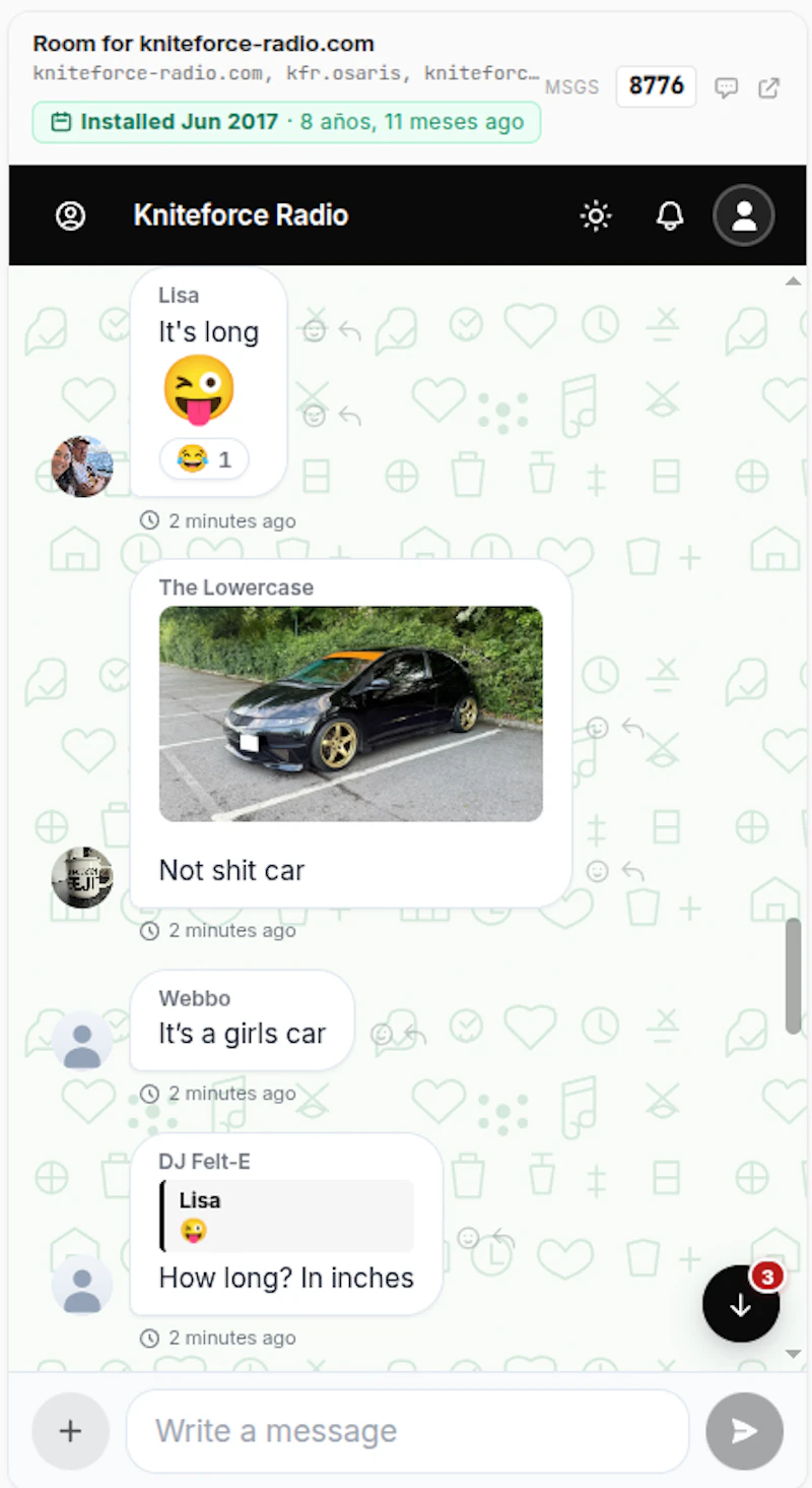 Embedded Chat screenshot 2
