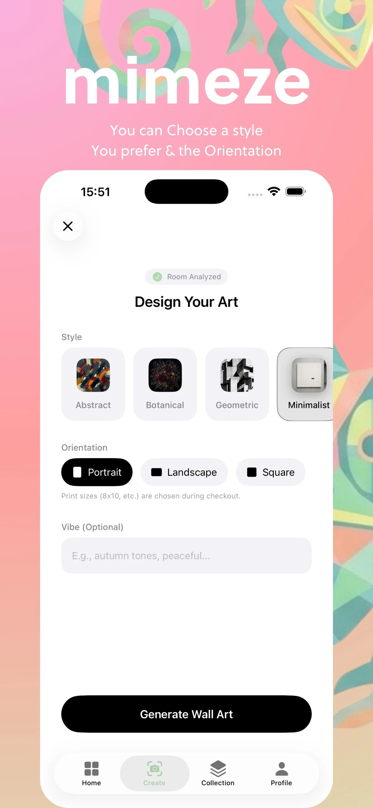 mimeze — Wall Art, Made for Your Space. screenshot 4