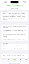 Onze card game scoring app gallery image
