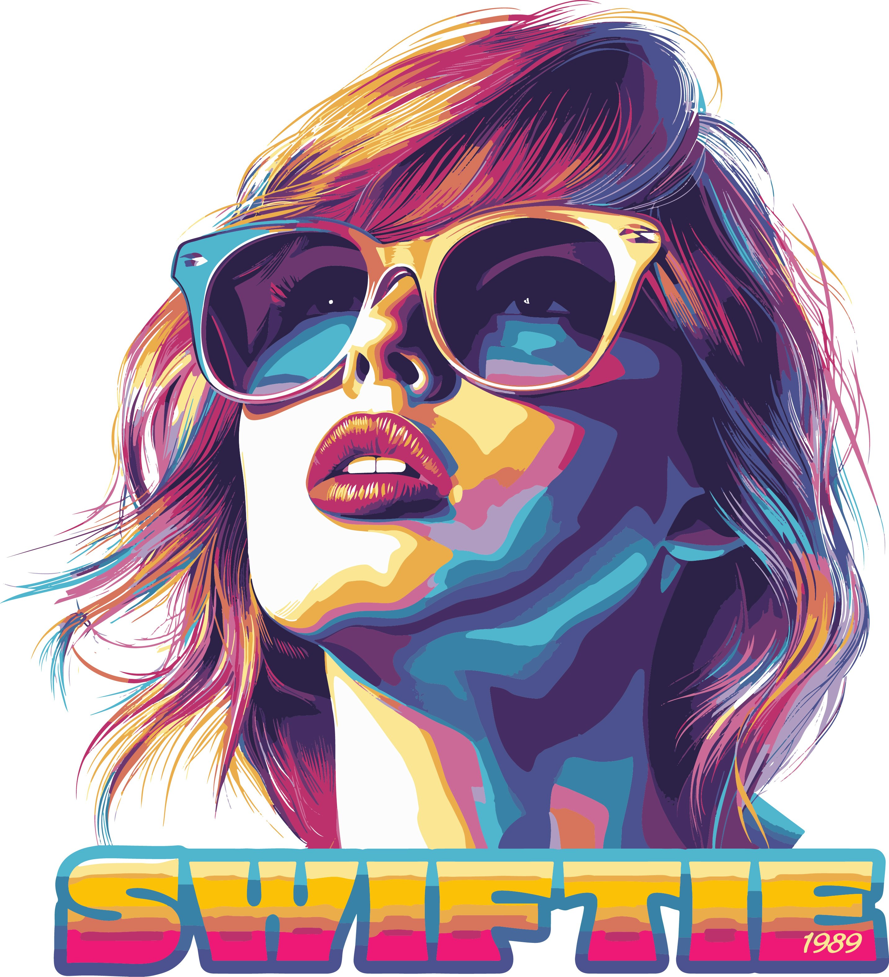 Arquivo de design de camisetas de alta resolução SwiftStyle