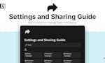 Notion Settings and Sharing Guide image