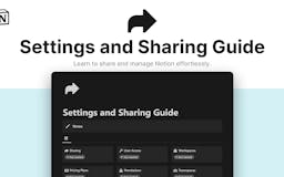 Notion Settings and Sharing Guide media 2