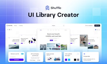 The Shuffle Editor, a user-friendly interface with drag-and-drop functionality, offering personalized customizations for a unique user experience.