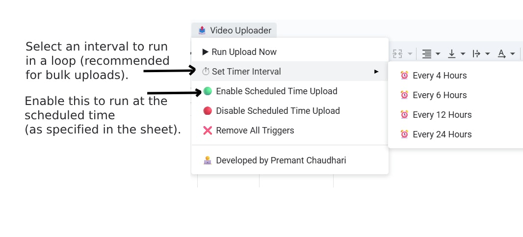 YouTube Video Upload... logo