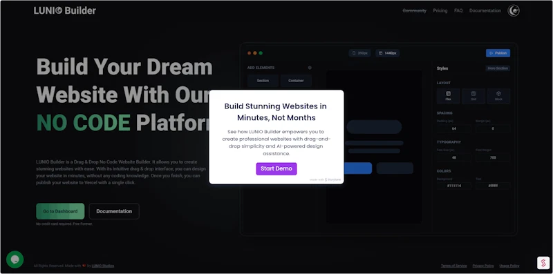LUNIO Builder screenshot 4