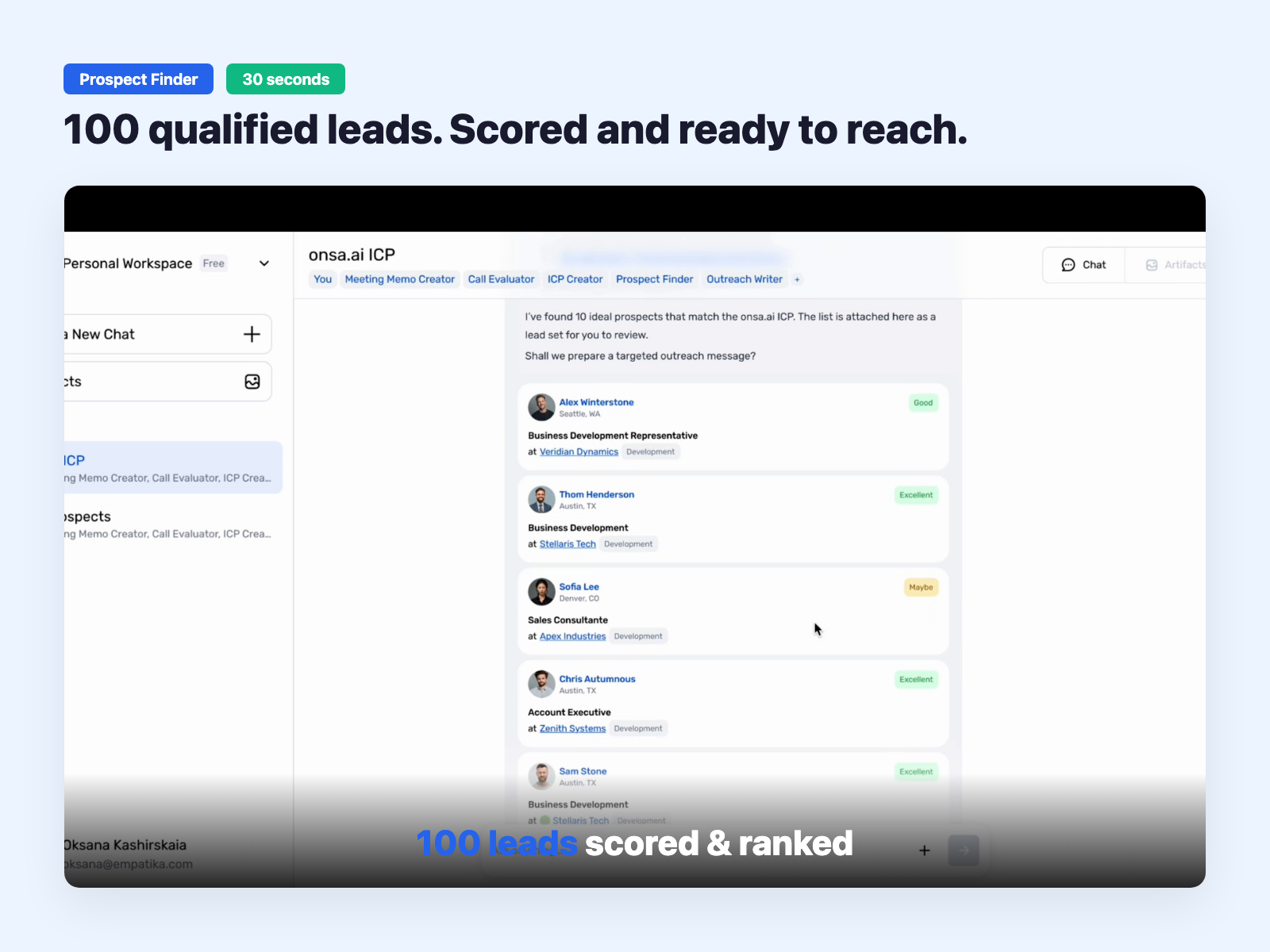 onsa.ai - Screenshot 2 showing product features and functionality