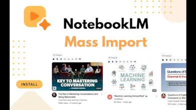 YouTube to NotebookLM: Summary with AI gallery image