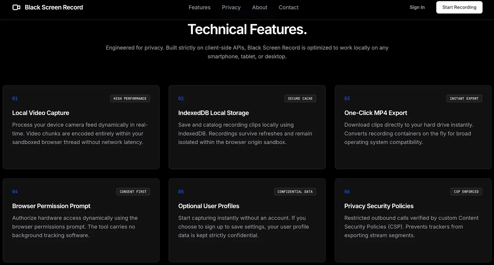 Black Screen Record screenshot 3