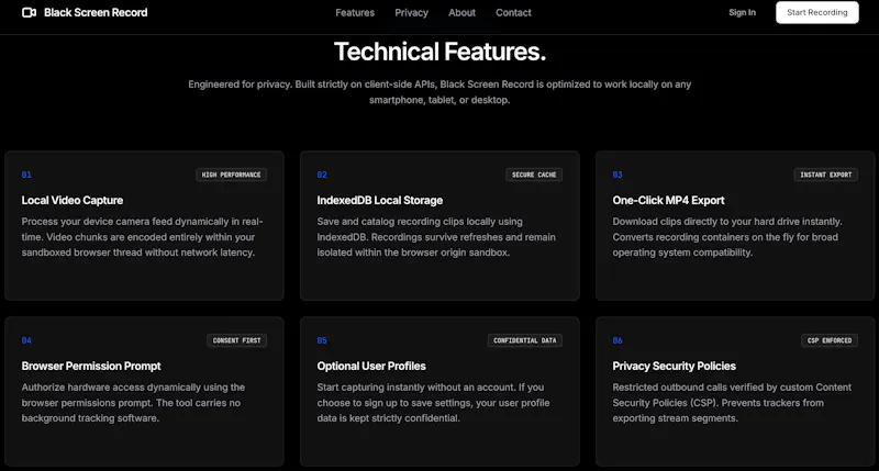 Black Screen Record screenshot 3