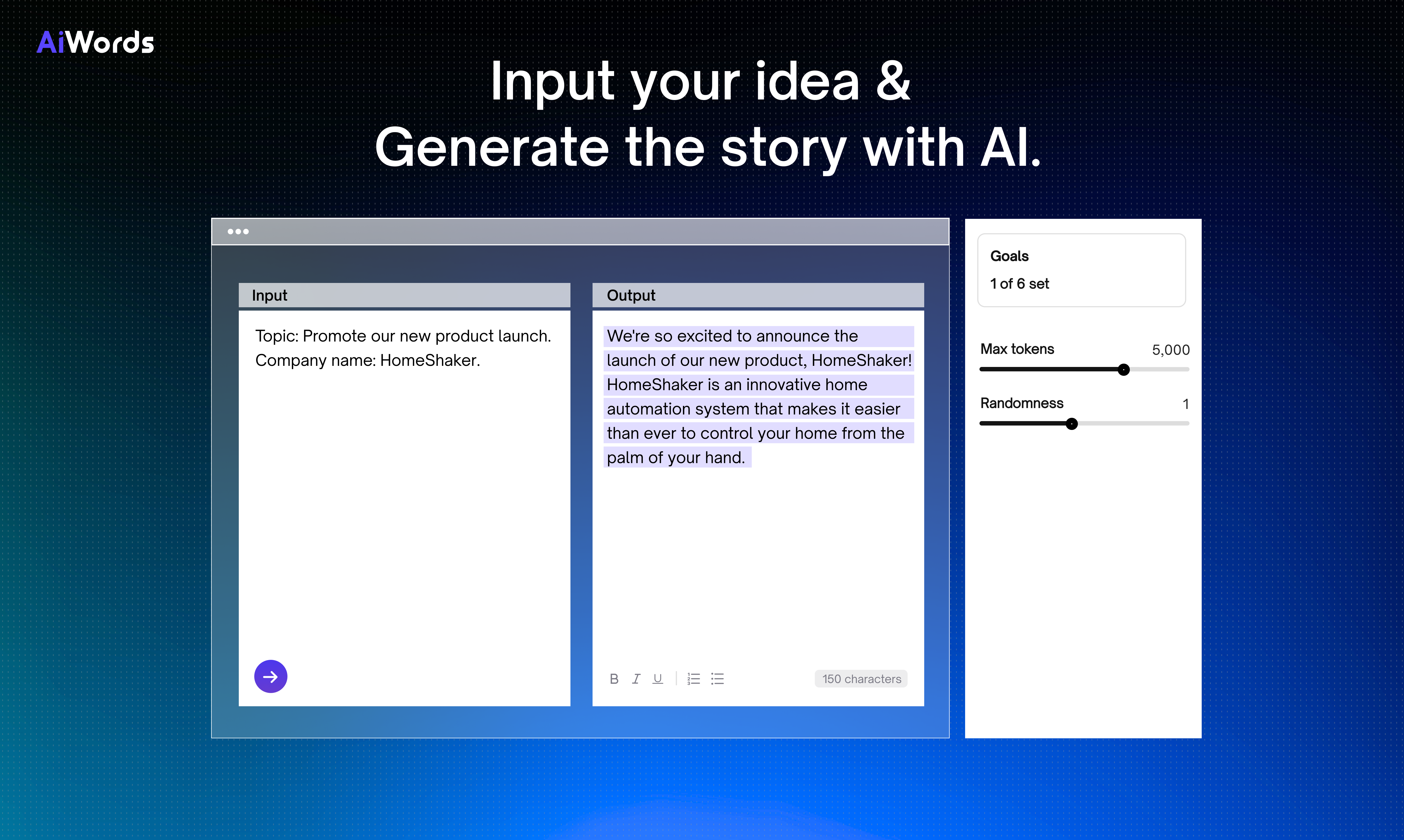 aiwords.io - Ihr Weg zu einer leistungsstarken Kopiererstellung mit KI Medien 2