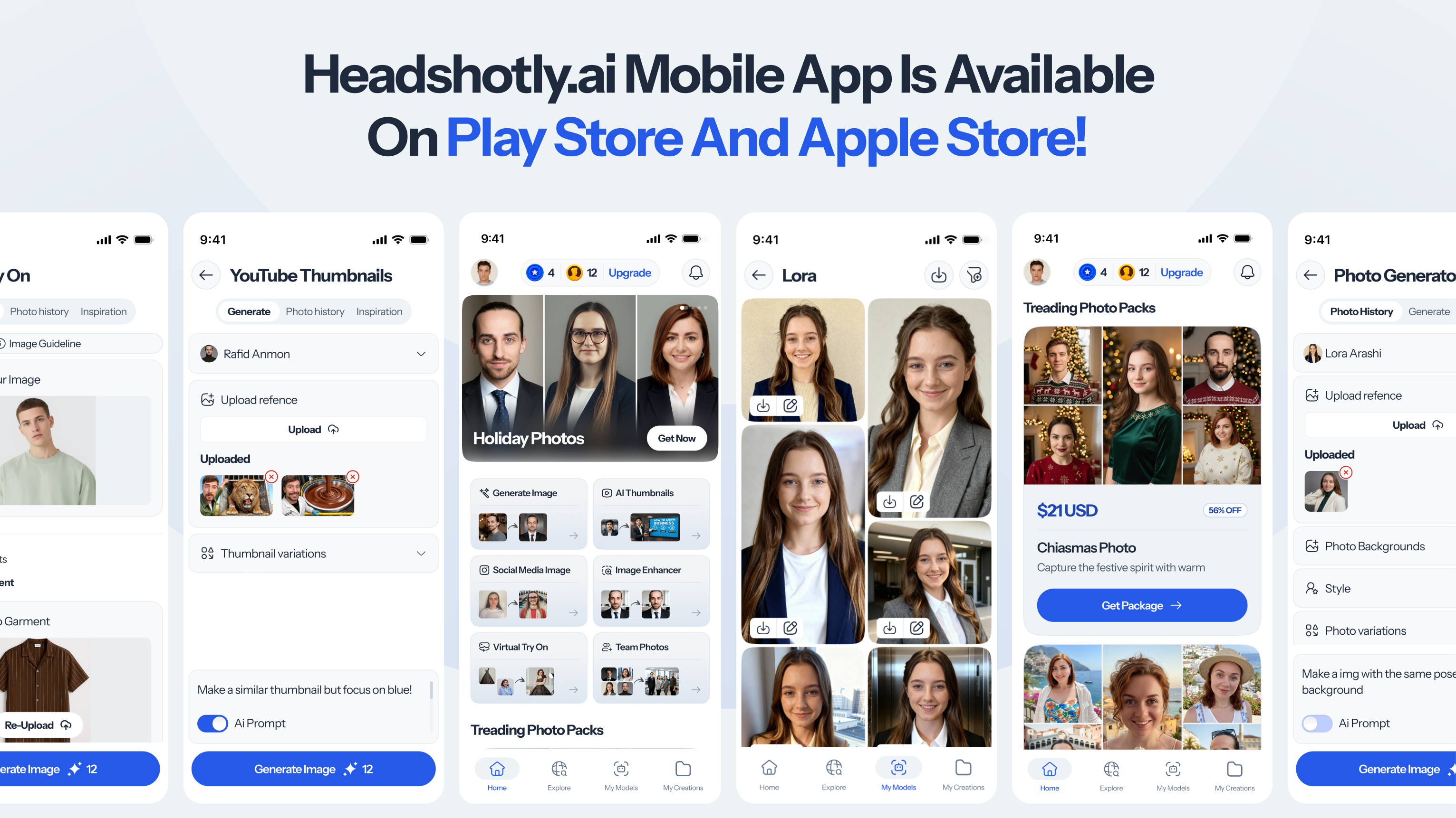 Headshotly.ai - Screenshot 4 showing product features and functionality