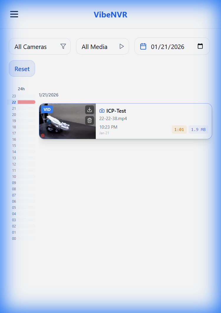 VibeNVR gallery image