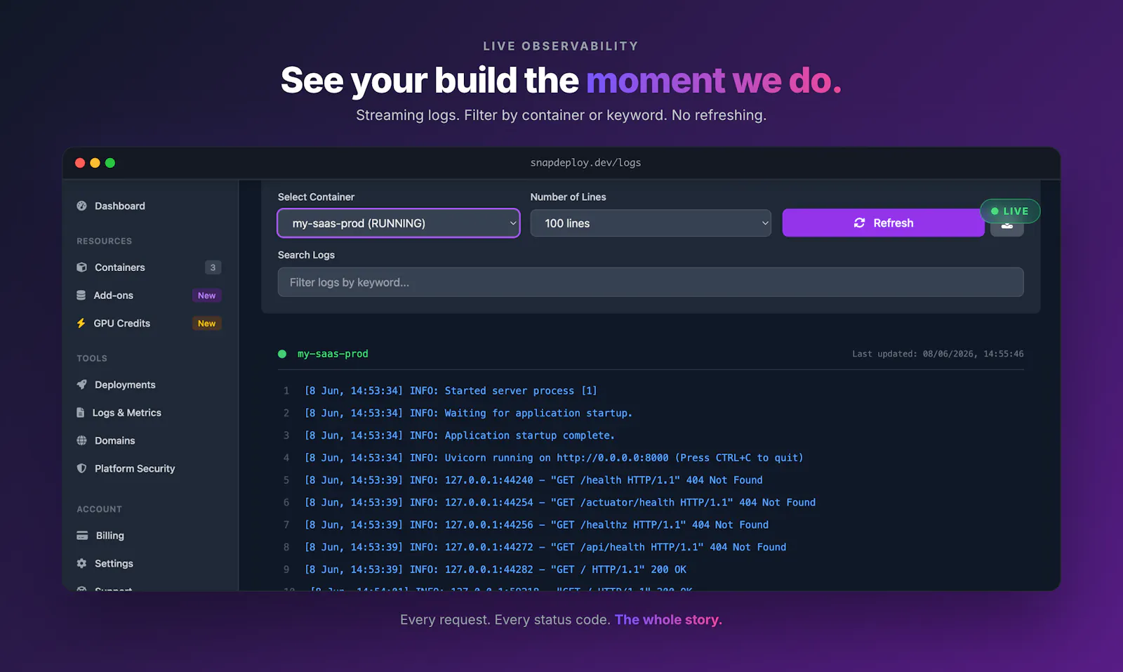 SnapDeploy screenshot 2