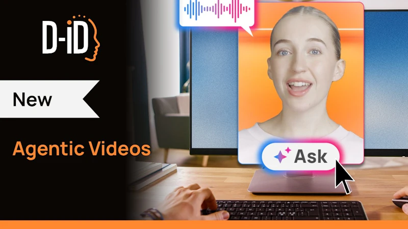 Agentic videos by D-ID screenshot 1 (video preview)