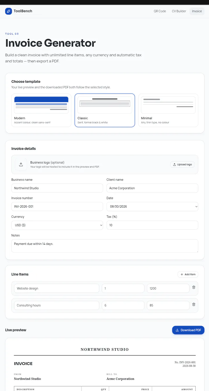 ToolBench gallery image