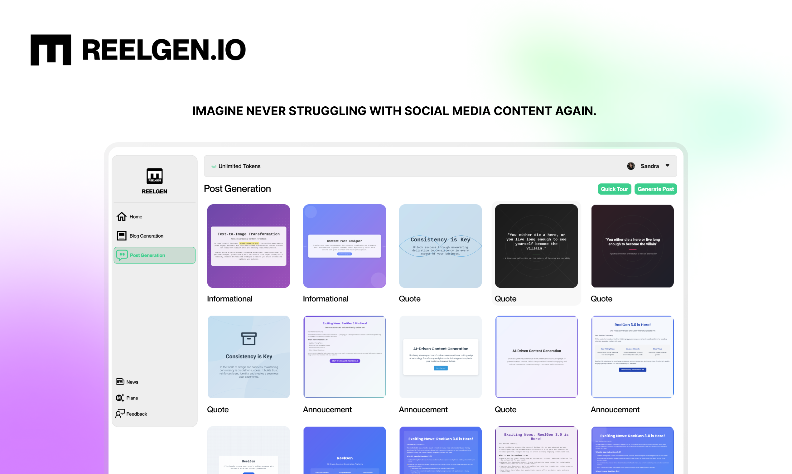 REELGEN gallery image