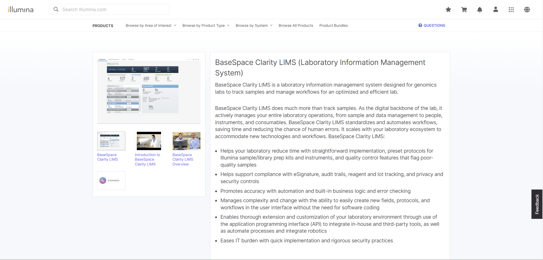 BaseSpace Clarity LIMS gallery image