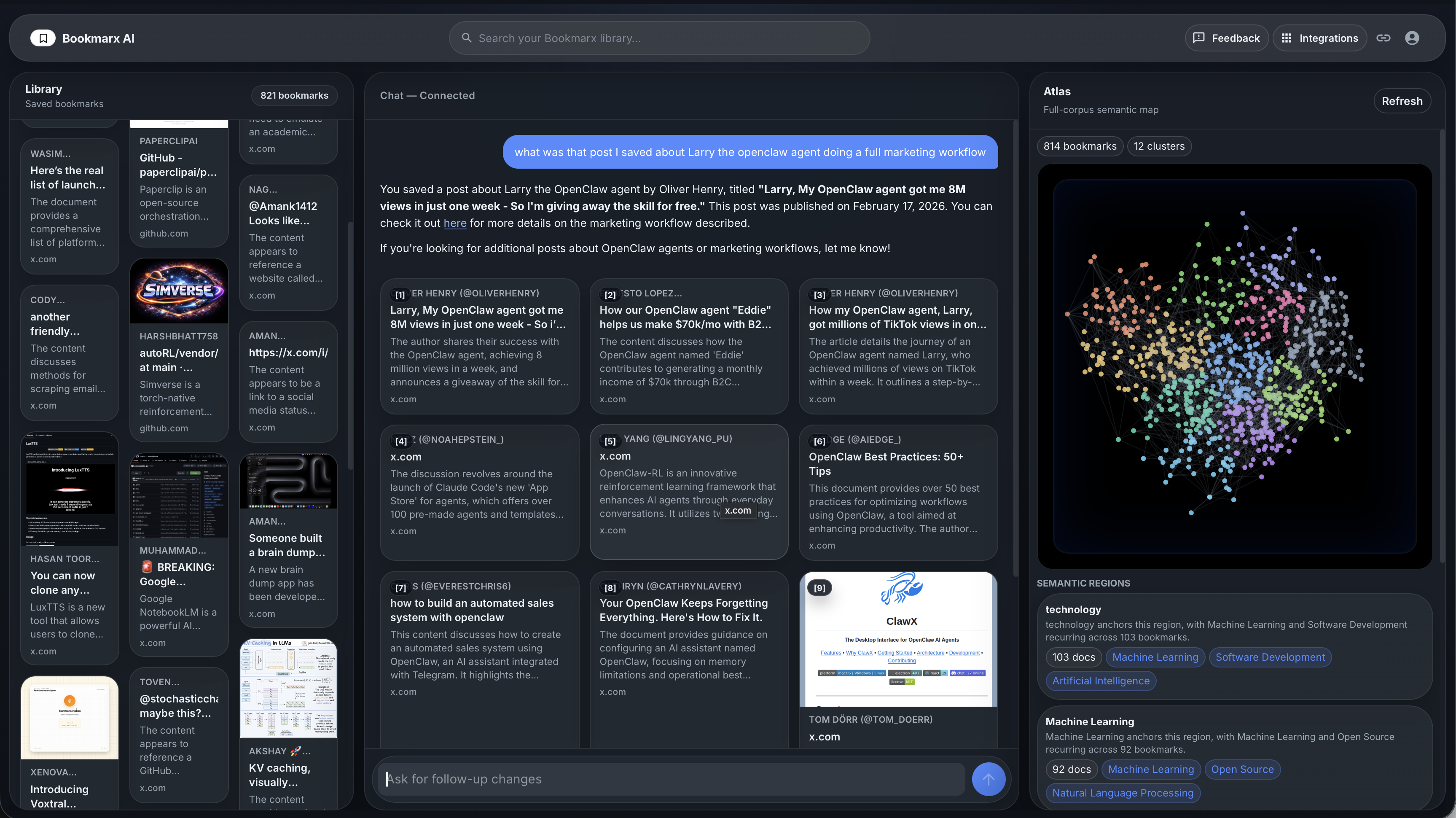Bookmarx AI - Screenshot 2 showing product features and functionality