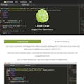 Lime Text