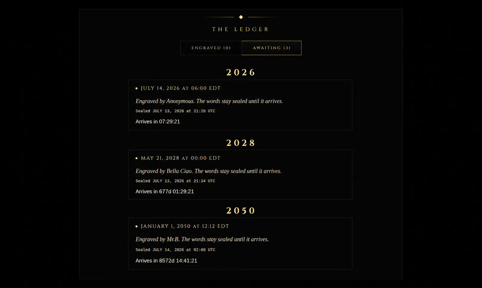 THE MINUTE gallery image