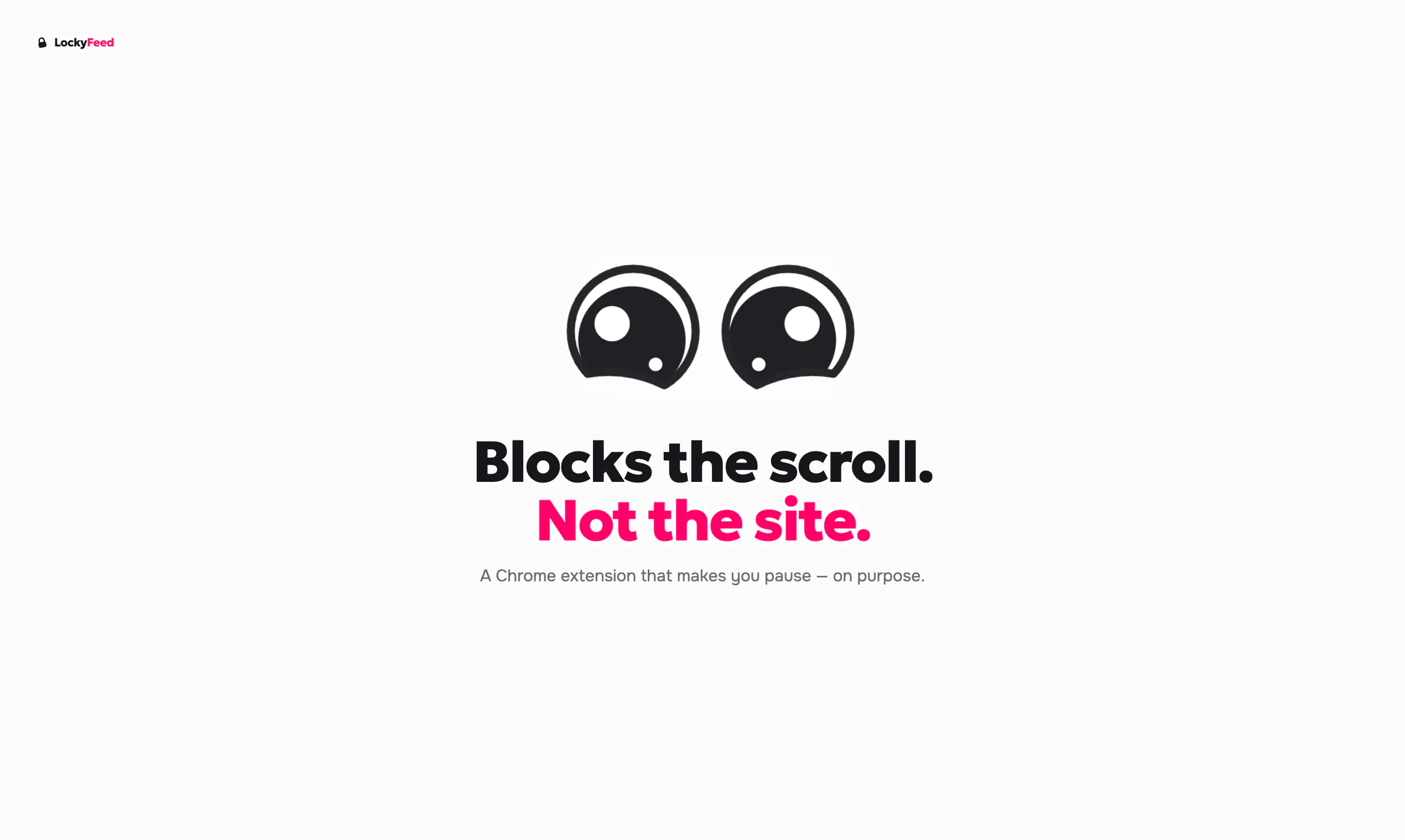 LockyFeed — a pause before the feed gallery image