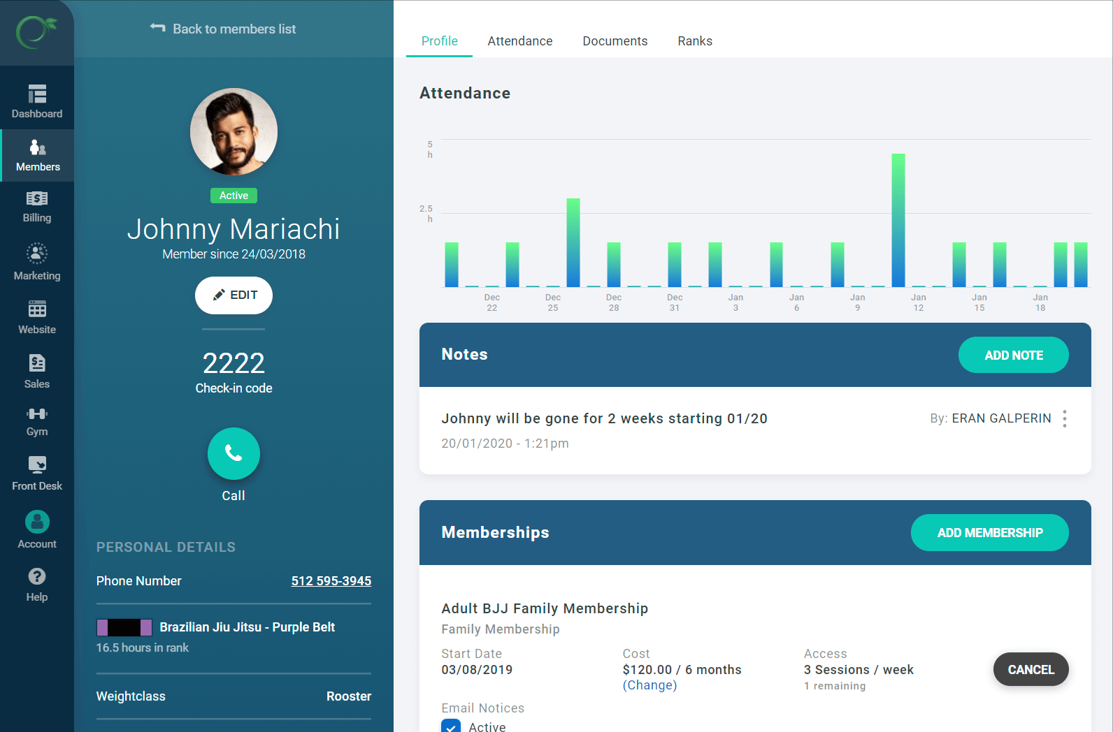 Gymdesk gallery image