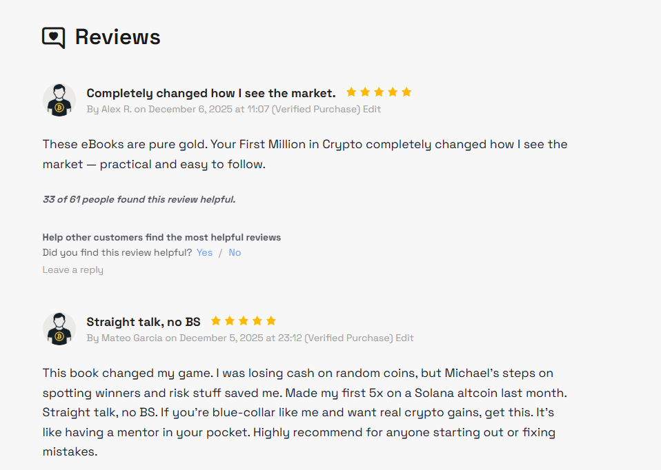 Your First Million in Crypto gallery image