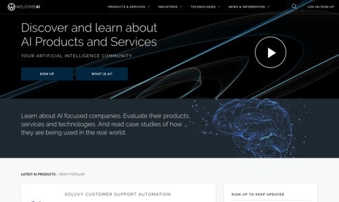 Welcome AI gallery image