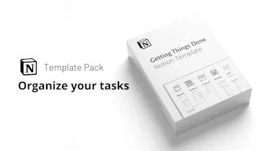 GTD System Notion Template Download gallery image