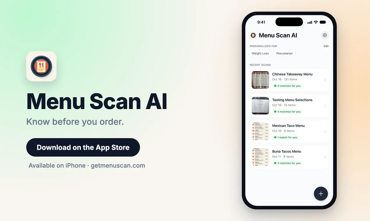 Menu Scan AI gallery image